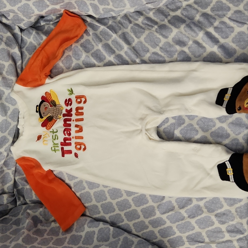 My First Thanksgiving pajamas